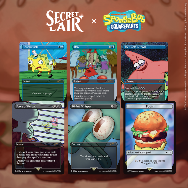 Secret Lair - Our Boss is on Vacation Superdrop - Secret Lair x SpongeBob SquarePants: Internet Sensation