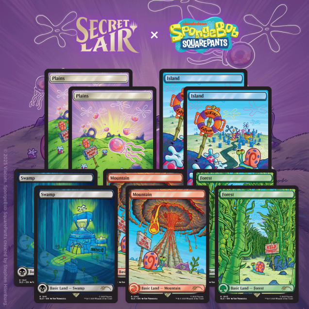 Secret Lair - Our Boss is on Vacation Superdrop - Secret Lair x SpongeBob SquarePants: Lands Under the Sea