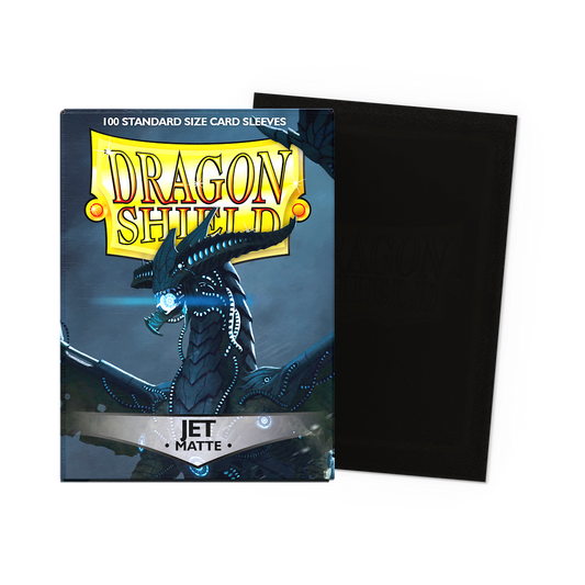 Dragon Shield Matte Sleeves - Jet - Standard Size (100)