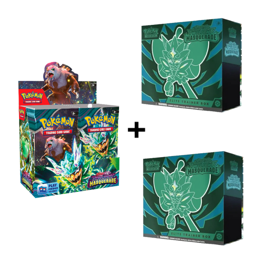Pokémon - Twilight Masquerade - SV6 - Booster Display & 2 Elite Trainer Box Combo